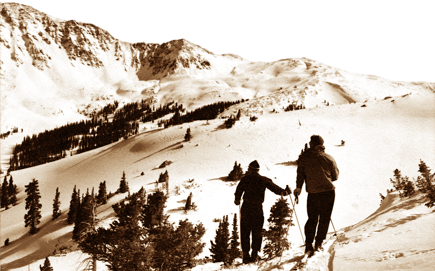 historic skiers